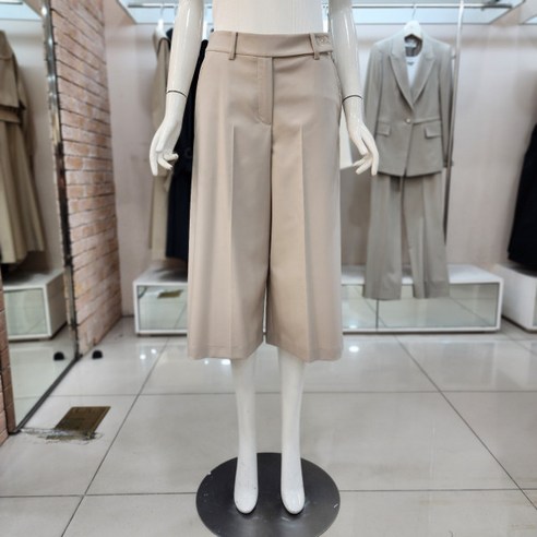 JJ JIGOTT 제이제이지고트 주름 디테일 와이드 팬츠 GK4A0SLR4