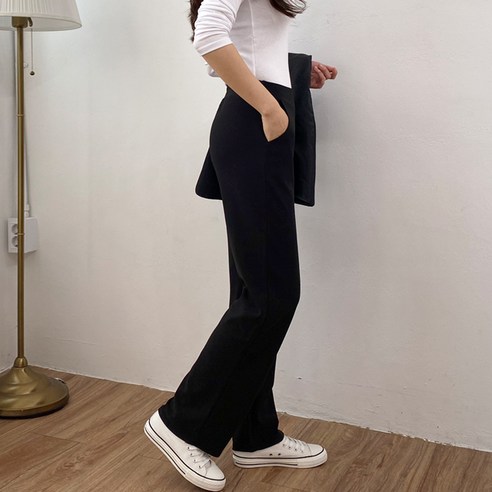 다리가 길어보이는 편안한 여성용 팬츠