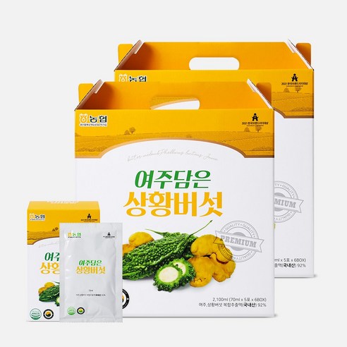 미쁨생활건강 여주 상황버섯 진액, 70ml, 60개 - 기타건강즙 | 쿠팡
