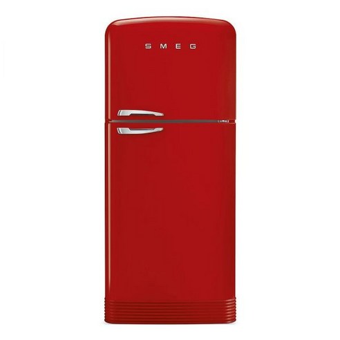 SMEG 레트로 냉장고/냉장고 조합 FAB50 1497700, SMEG - 냉장고/냉장고 크림, 황동 앤티크