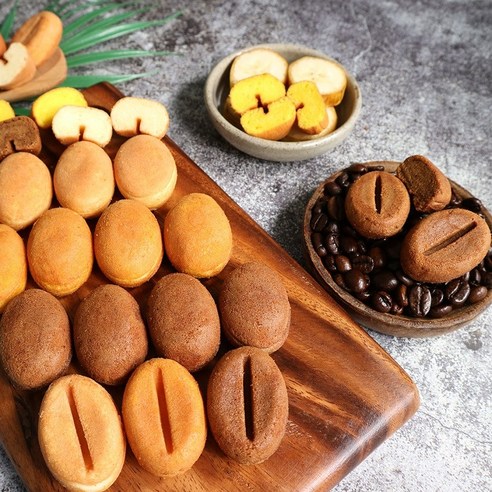 커피콩빵 450g(약45~50개입) X 10봉 카페 베이커리 대용량 커피 콩빵, 바나나맛 450g X 10봉, 10개, 450g