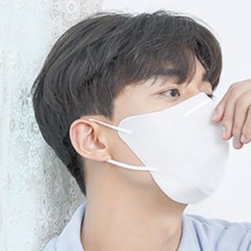 푸름마스크 새부리형 덴탈마스크 일회용 컬러 국산 여름용 50매입, 화이트 50매