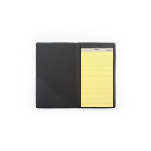 페니체 비즈니스 PU 미니 메모패드 113.5 x 183 mm, 블랙, 2개