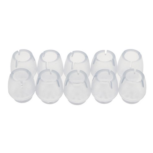 10pcs 의자 다리 바닥 보호대 고무 의자 다리 바닥 보호대, PVC, 둥근 다리 12-16mm