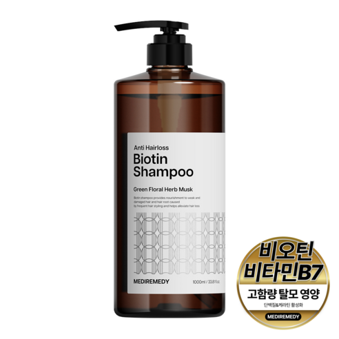 메디레머디 비오틴 탈모 샴푸, 1개, 1L