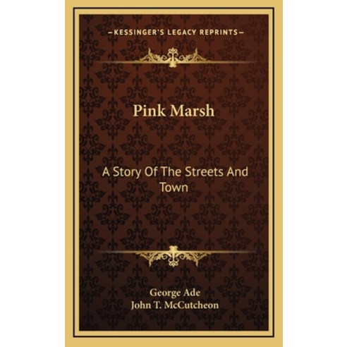Pink Marsh: A Story Of The Streets And Town Hardcover, Kessinger Publishing