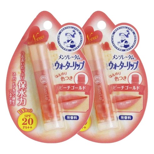 멘소래담 워터 립, 피치 골드, 4.5g, 2개