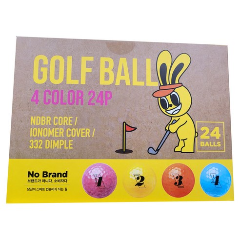 노브랜드 골프공 24개입 (컬러), 컬러 24개입 Best Top3
