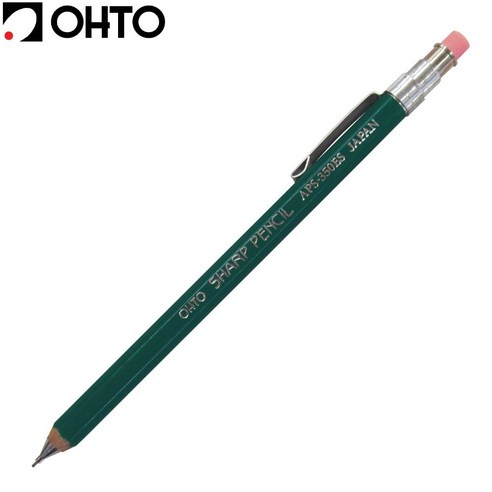 일본 OHTO 오토 목재 미니 샤프 0.5mm APS-350ES-GN 샤프전자사전rd-em400