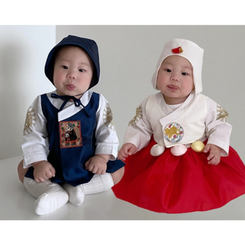 남자아이한복 베베손 4호 설날 아기한복 리뷰