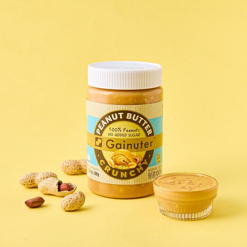 제이넛터 무가당 땅콩버터 스무스 500g, 4개, 500g