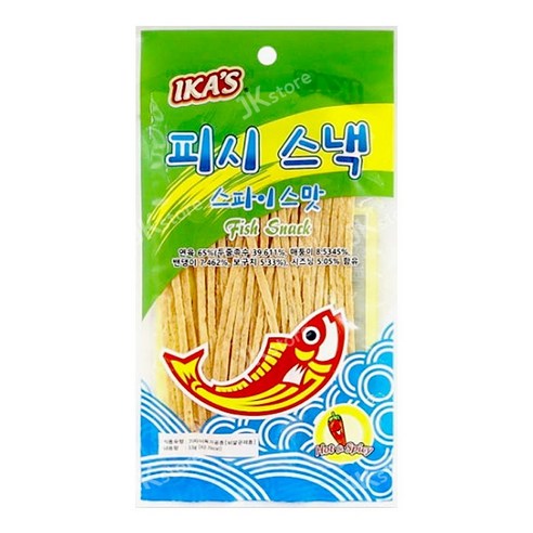 이카스 피시스낵 스파이스맛