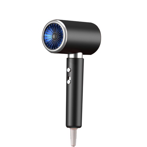 AOUDK 파워풍량 전문가용 이온 헤어 드라이어 2000W, 블랙