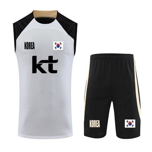 화이트블랙 나시 한국 국가대표 축구유니폼 나시유니폼세트 W986