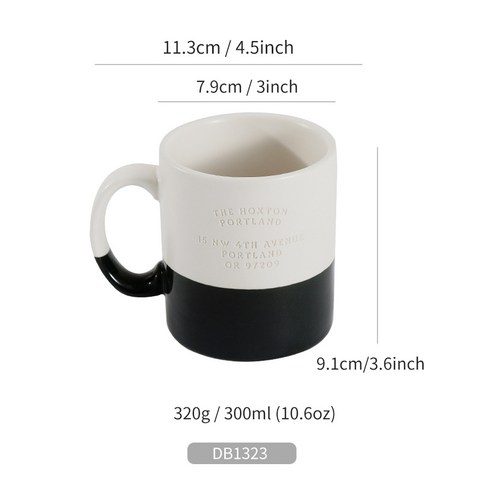 머그 매트 컬러 유약 커플 컵 홈 크리 에이 티브 세라믹 컵, 301-400ml