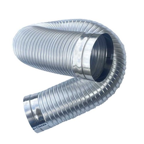 보일러 알루미늄 자바라 스텐자바라연통 연도 주름관, 직경 150 텔레스코픽 알루미늄 튜브 1.5m, 1개