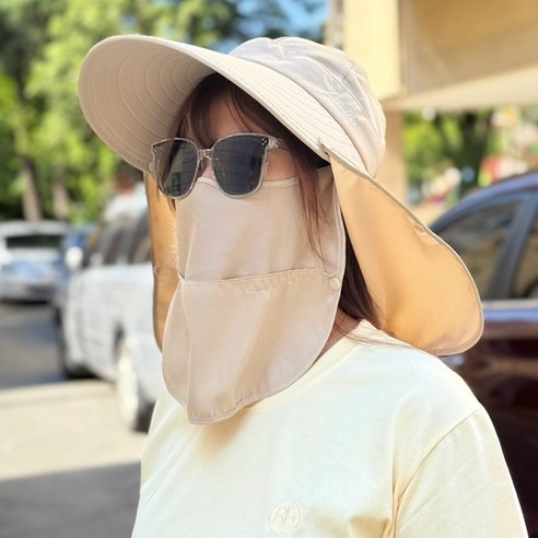 [썬캡] 수팍 4가지 기능성 자외선차단 남성 여성 여행 모자, 네이비
