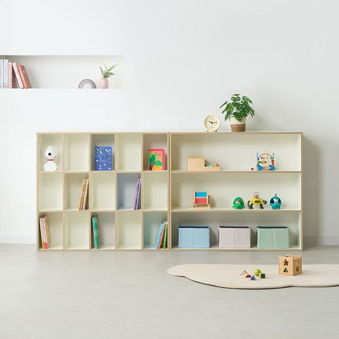 아이의 꿈을 담는 공간, 나산가구 3*1 블랙 교구장