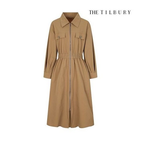 버버리 플랩 장식 집업 칼라 원피스 TN3N0OP01 230126 더틸버리원피스