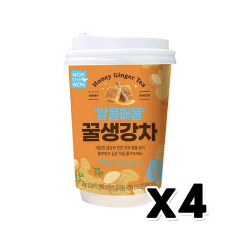 녹차원 달콤매콤 꿀생강차 원컵 30g x 12개, 1개입