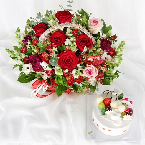 사랑을 꽃과 케이크로 전하는 99플라워의 러브엔딩+케익