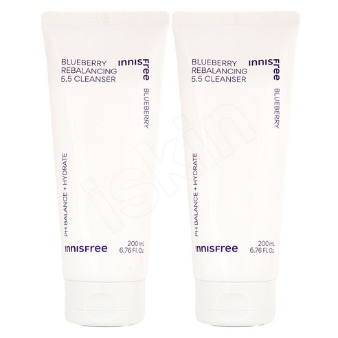 이니스프리 블루베리 리밸런싱5.5 클렌저 200ml, 2개