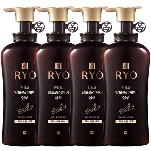 [22년최신형] 려 진결모 탈모증상케어 샴푸 490ml + 마스크 증정 국내산홍삼함유 탈모증상 약해진두피모근케어, 마스크 x 1개 증정, 5개