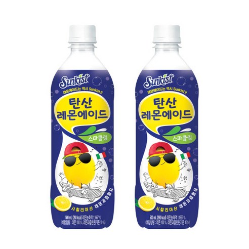 해태 썬키스트 레몬에이드, 500ml, 20개 레몬에이드제로 Best Top5