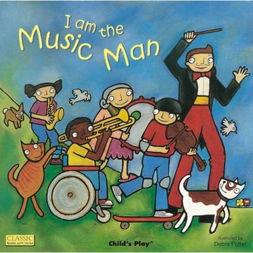 (영문도서) The Music Man Board Books, Child''s Play International, English, 9781904550600