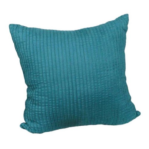 솔리드 스웨이드 베개 커버 던지기 베개 케이스 베개 소파 침대 장식 3 크기, 블루 50cm