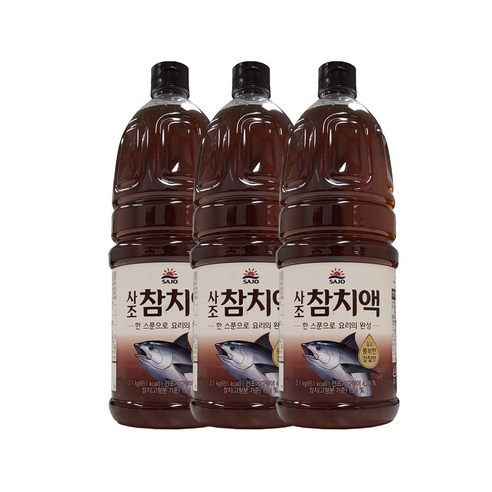 <올따옴> 사조해표 참치액 2.1kg 3입, 3개