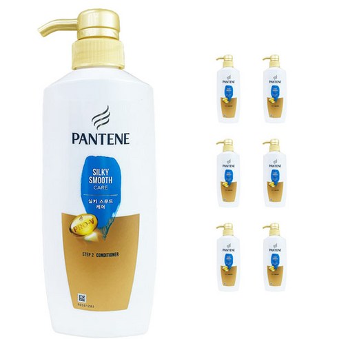 팬틴 실키 스무드 케어 컨디셔닝 린스, 500ml, 7개