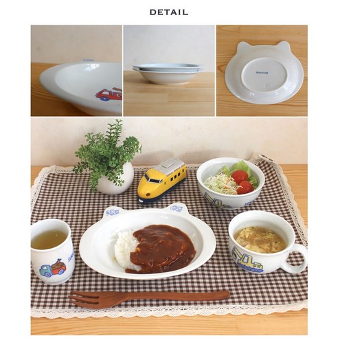 즐거운 식사 시간, 건강한 식습관을 위한 Tomofac 토모팩토리 포크레인 접시