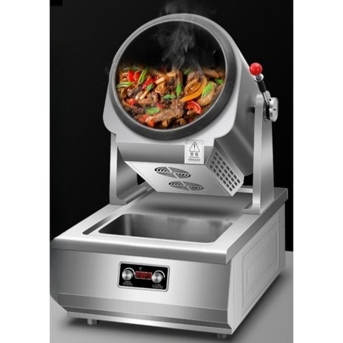 통돌이 오븐 고기 삼겹살 볶음기 자동 웍 대형 대용량 볶음밥 조리기, 직경 260 3.5KW