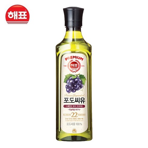 다양한 해표 포도씨유 900ml, 1개 식품