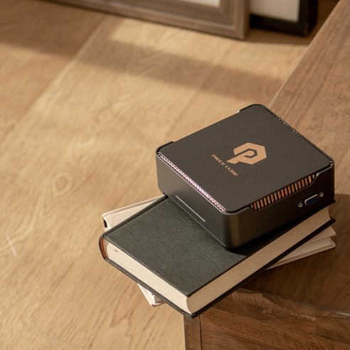 한뼘 컴퓨터 피스큐브 미니 PC 사무용 가정용 주식용 소형 피씨 초미니 데스크탑 올인원 본체, 512GB, 16GB