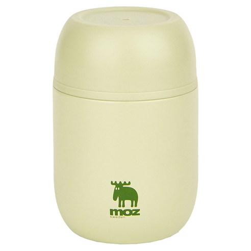MOZ 스웨덴 316 스텐 푸드자 보온 도시락 보온 죽통 480ml, 포레스트그린, 1개
