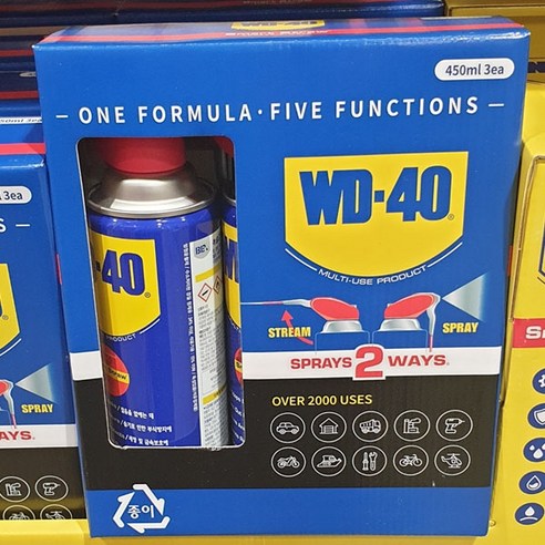 WD40 WD40 다목적 방청 윤활제 450ml x 3개입, WD40 Multi, 3개