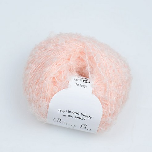 링고(50g)1팩(4볼) 링구사 테디베어 인형만들기, 1개, 106 파우더핑크