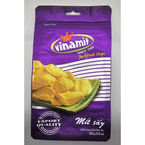 영희 상회 비나밋 잭플룻칩 베트남 건조과일칩 vinamit 100g 10개, 1세트