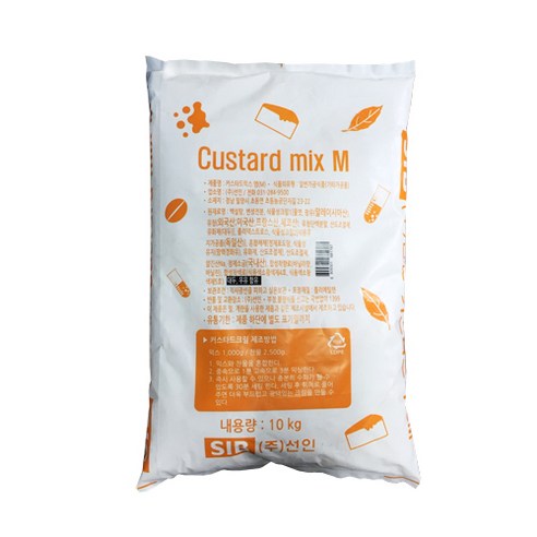 소분 포장된 선인 커스타드믹스M 400g * 1개 슈크림