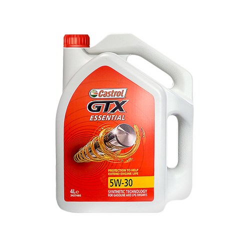 캐스트롤 CASTROL GTX 에센셜 5W-30 4L 합성엔진오일, 캐스트롤 GTX 에센셜 5W-30_4L, 1개