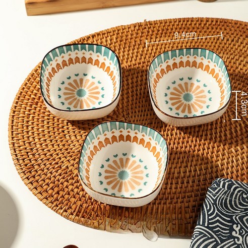 YAPOGI 보헤미안 국그릇: 예술적인 식탁을 위한 선택