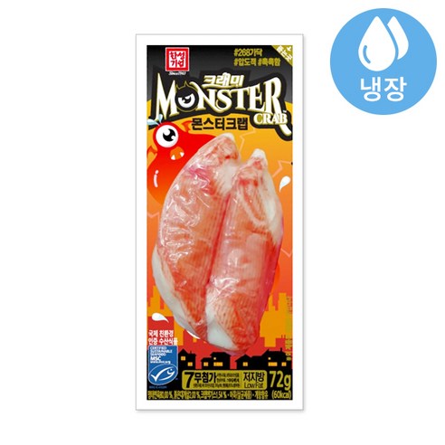 한성기업 한성 몬스터크랩 72g, 4개