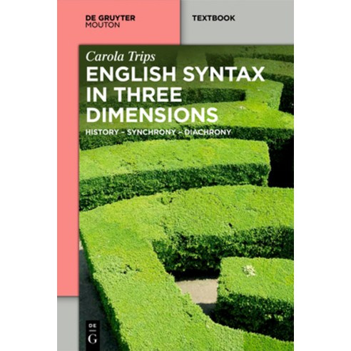 (영문도서) English Syntax in Three Dimensions: History - Synchrony - Diachrony Paperback, Walter de Gruyter, 9783110289848