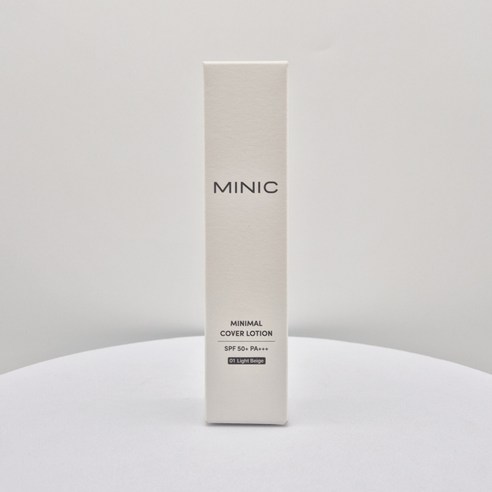 쌩얼 자신감 UP! 미닉 미니멀 커버로션으로 자연스럽게 빛나는 피부를 완성하세요.