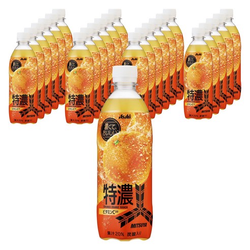 Asahi 특농 오렌지 스쿼시 페트, 500ml, 24개
