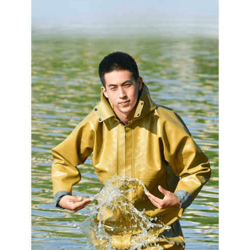 갯벌체험옷 튼튼한 질긴 장화일체형 전신 올인원 해루질 조개잡기 횟집 생선가게 방수옷 물고기잡이, 235, 옵션11