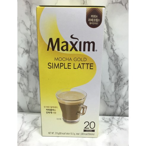 부드러운 달콤함이 선사하는 일상의 작은 행복, 맥심 모카골드 심플라떼 심플라떼