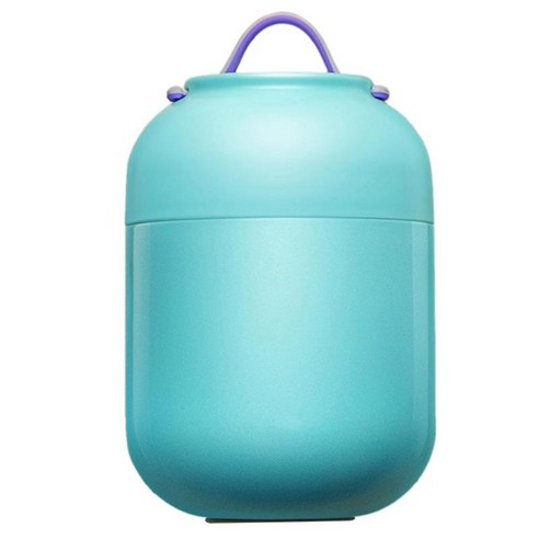 진공에 의하여 격리되는 스테인리스 음식 단지 찐 비커 700ml 배꼽 컵, 블루, 설명, 설명